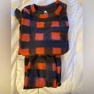 Burton Small Buffalo check long underwear